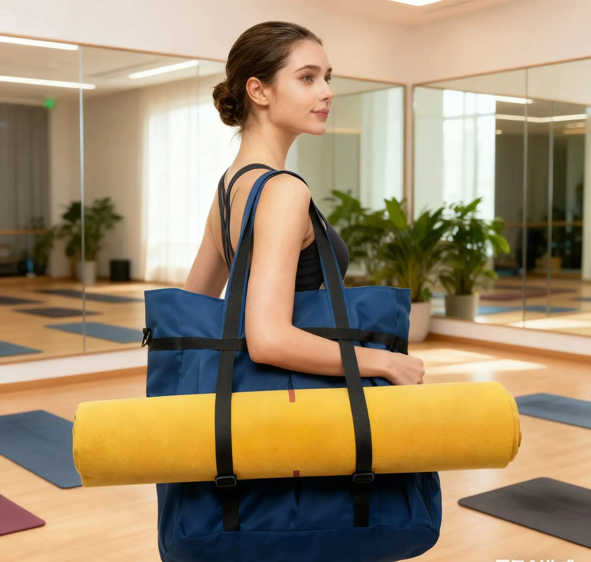 

Large Capacity Sports Gym Bag Comfortable and Versatile Neutral Bag Fitness Bag for women Training Bag For Yoga Swimming Travel