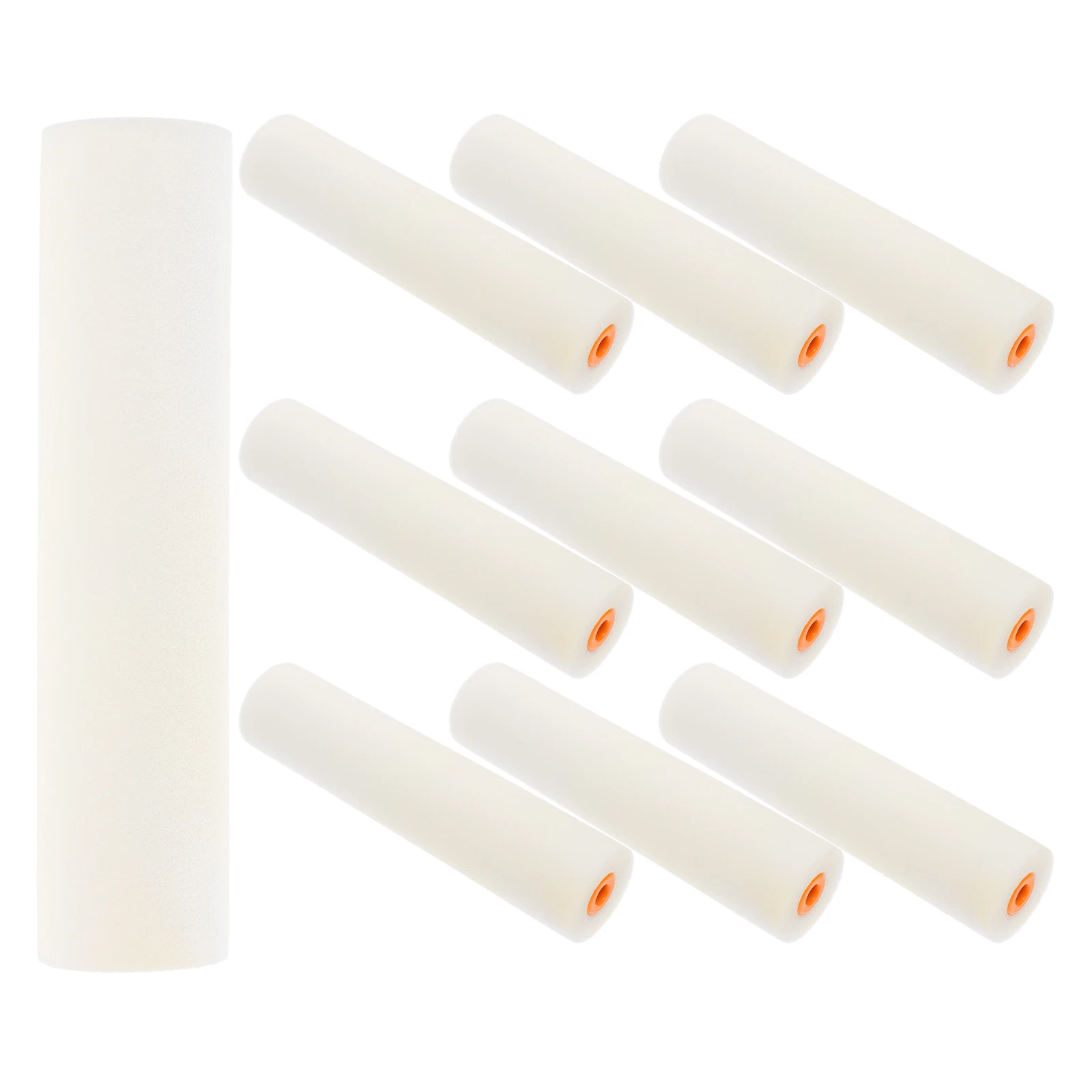 

10 Pcs Sponge Paint Roller Cabinet Wallpaper for Painting Walls Frame Replacement Home Supplies