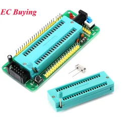 51 AVR MCU STC Minimum System Board Learning Development STC89C52 AT89S52 40P Locking Seat Module Microcontroller Programmer