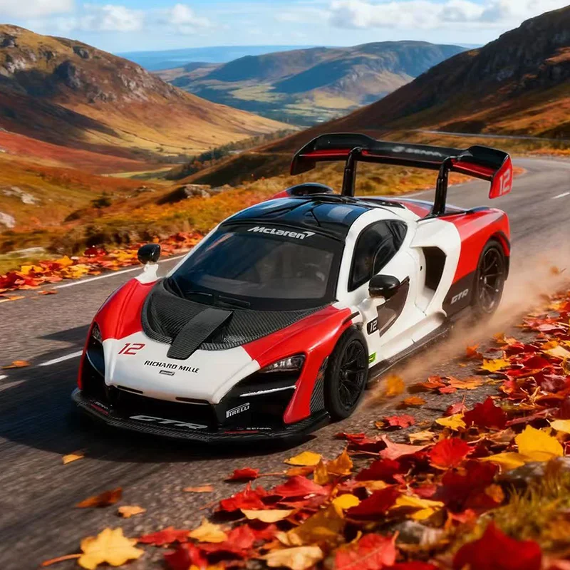 マクラーレン-セナ-gtr-シミュレーション合金スポーツカーモデル-64-ブラックナイト-新入荷-コレクターズカー-モデル-by-maii-di