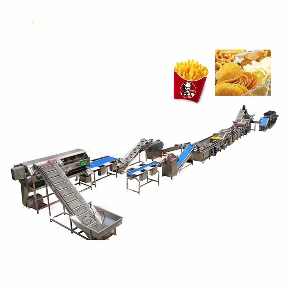 German Technology Low Cost French Fries Potato Chips Machine Production Line