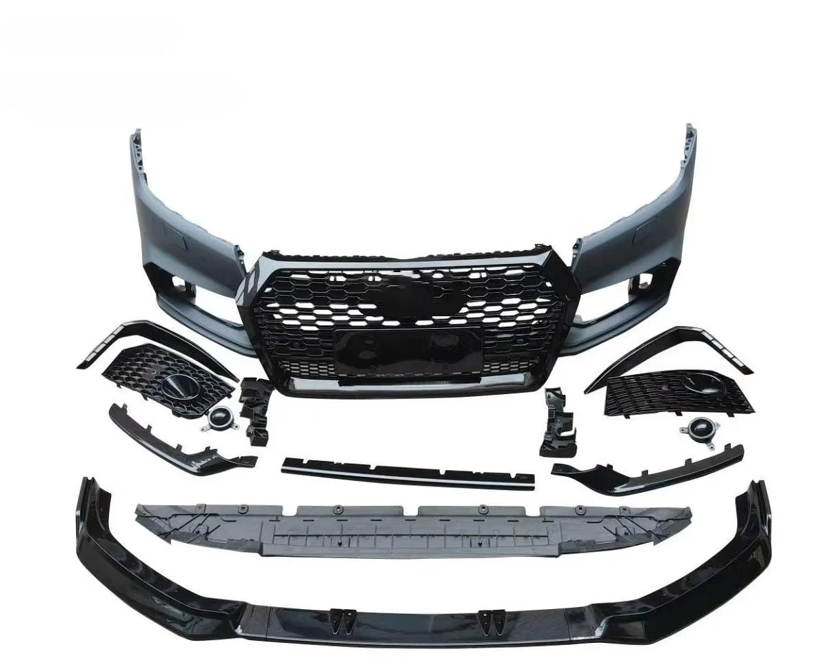 

Car Q5 SQ5 Full Body Kit RSQ5 Look Front Rear Bumper Body Kits with Grille Diffuser for Q5 SQ5 2019 2020 2021
