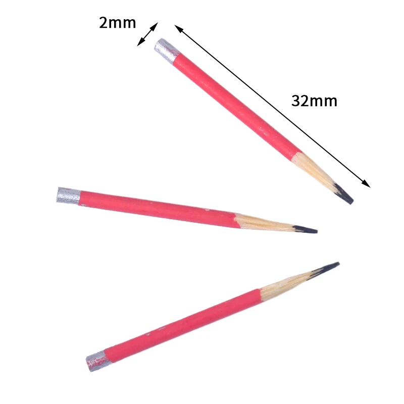 10 個ドールハウスミニチュアカラーペンミニ鉛筆学用品モデル子供ふり遊びおもちゃ家の装飾