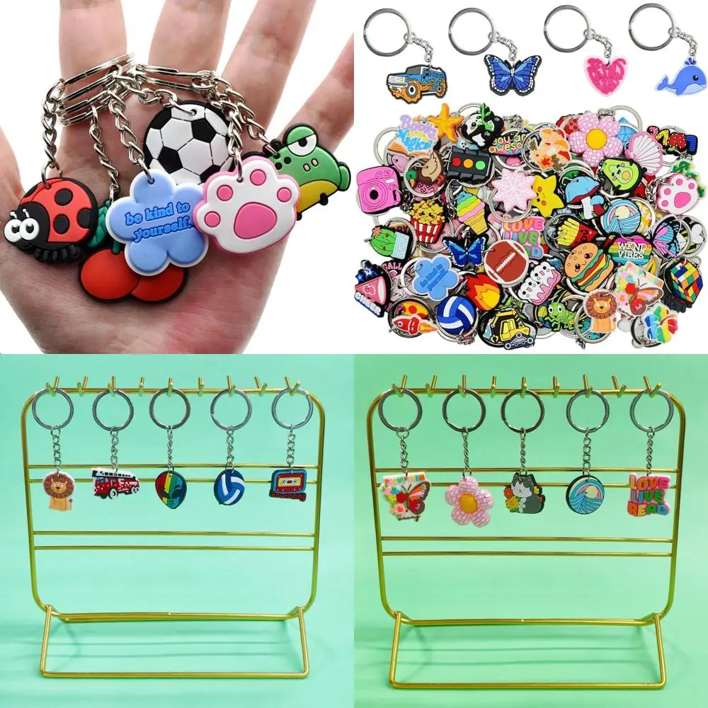 

50-200pcs Assorted Cute Keychains, Ideal for Classroom Rewards and Student Motivation