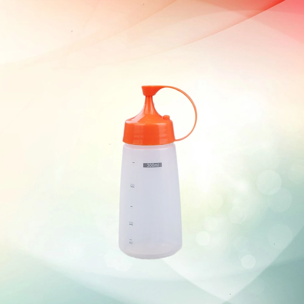 

Squeeze Bottle 300 Ml Sauce Dispensers Eco Friendly Food Grade Plastic Nozzle Cap Mustard Ketchup Easy Clean BBQ Camping