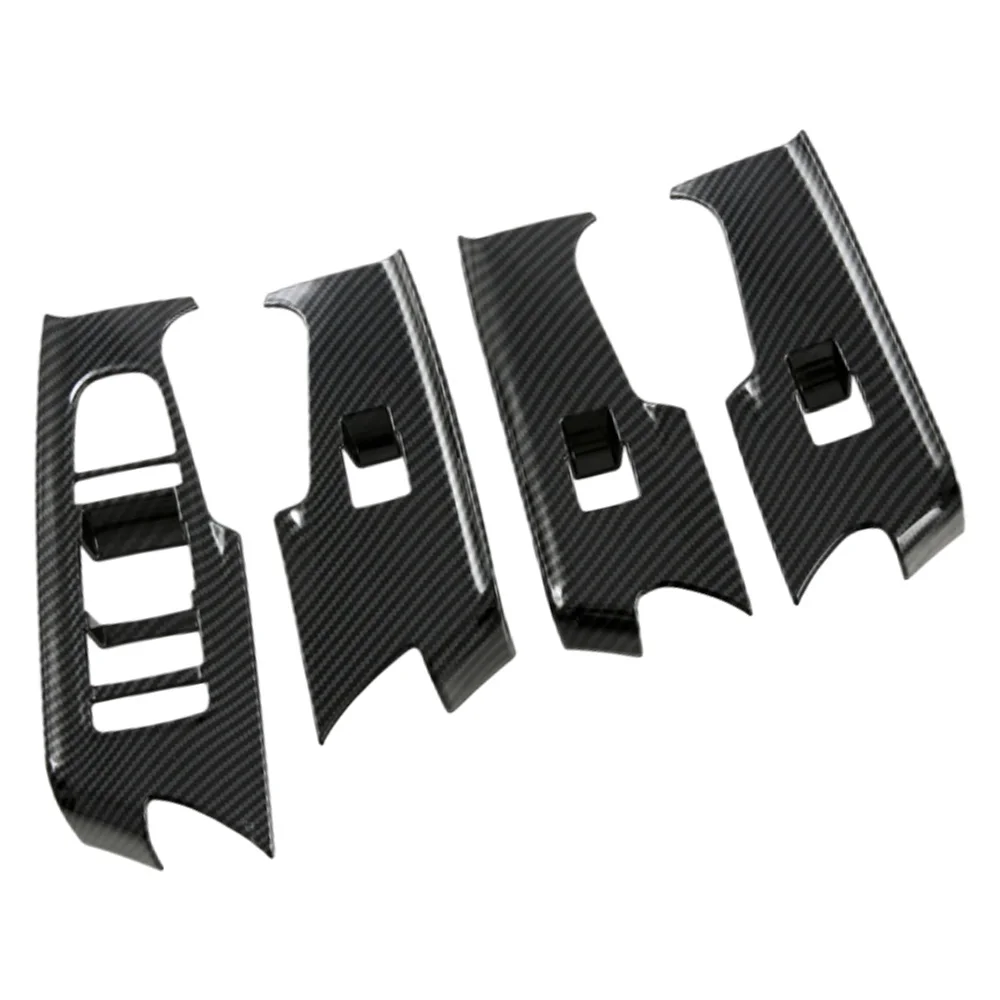 4pcs Interior Door Window Lift Switch Cover Trim For BYD Song PLUS DM-i EV (Seal U) (Sealion 6) 2021 2022 2023 2024 2025