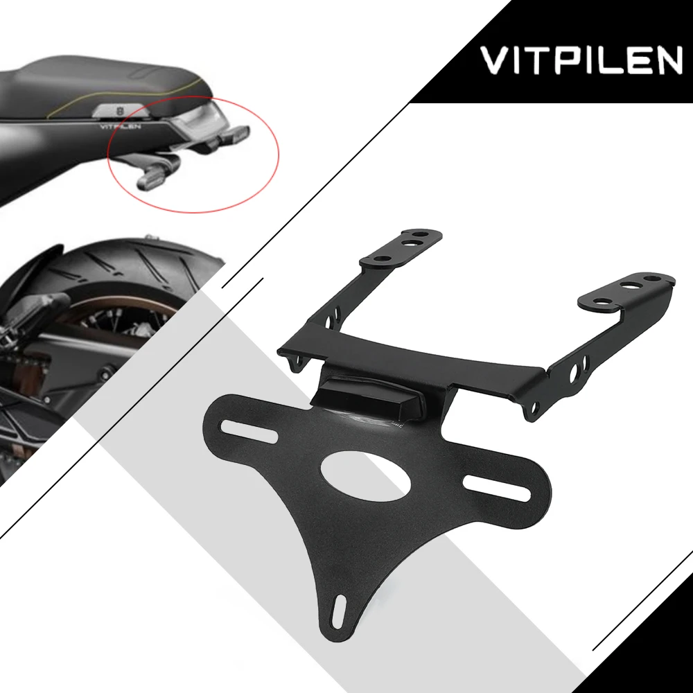 

Rear License Plate Holder Bracket Tail Tidy Fender Eliminator For Husqvarna VitPilen 401 SvartPilen 401 250 200 125 2018-2024