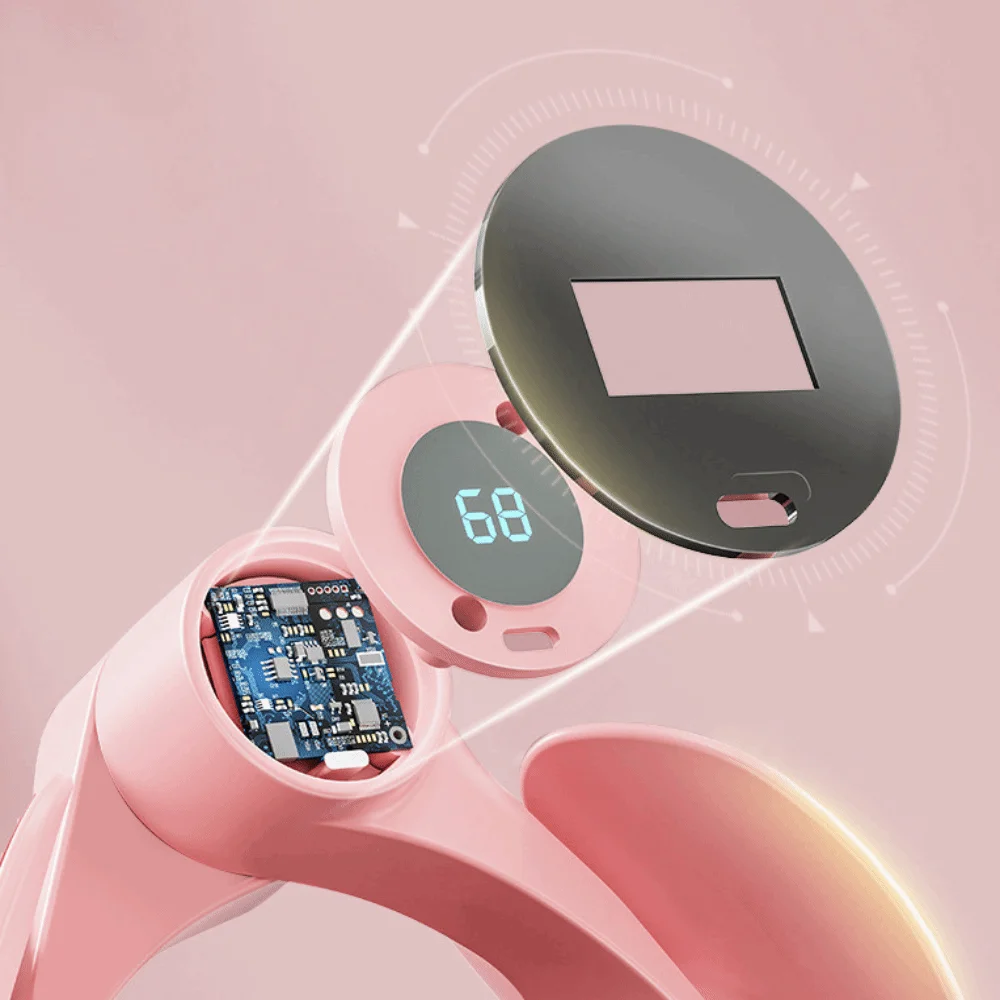 رئيسي الفخذ غير قابل للانزلاق مع عداد قابل للتعديل 360 درجة °   مدرب عضلات قاع الحوض قابل للدوران، قبضة مريحة، شكل مريح