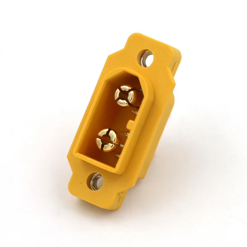1/2/5PCS XT60E-M Mountable XT60 Male Plug Connector Model aircraft power battery plug fixed version male XT60E1-M