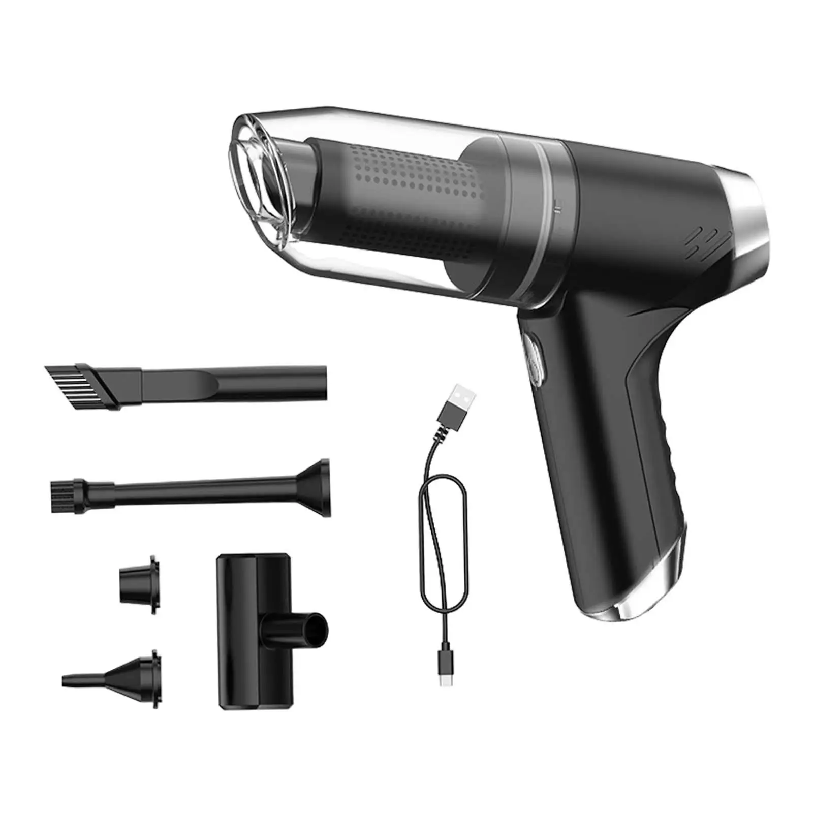 Mini aspirador de pó para carro, aspirador de pó alto sem fio para carro, mini portátil