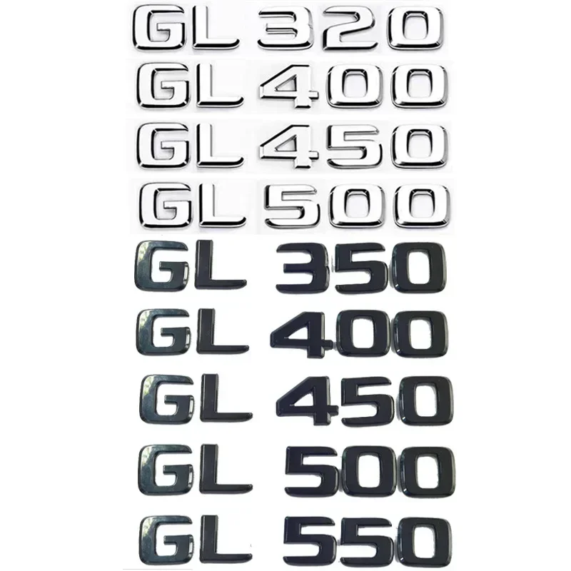 Automotive supplies ABS  GL Class GL350 GL400 GL450 GL500 GL550 GL320 Trunk Emblem Badge Logo