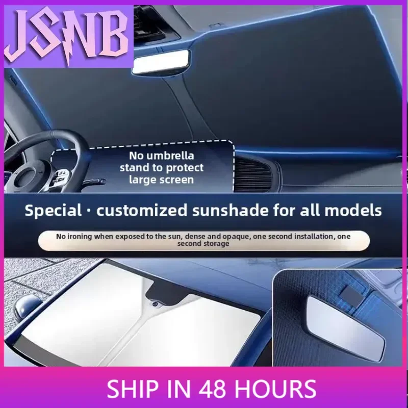 Car Sunshade Windshield Sun Shade Cover For Grand Koleos/GEELY Monjaro XingyueL Foldable Heat Insulation Sun Shade Visor Parasol