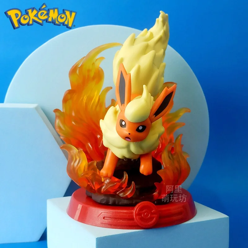 Boîte aveugle Pokemon, coordonnées, dessin animé mignon Eevee, mode familiale, jouet à collectionner, décoration de bureau Kawaii, cadeaux de vacances