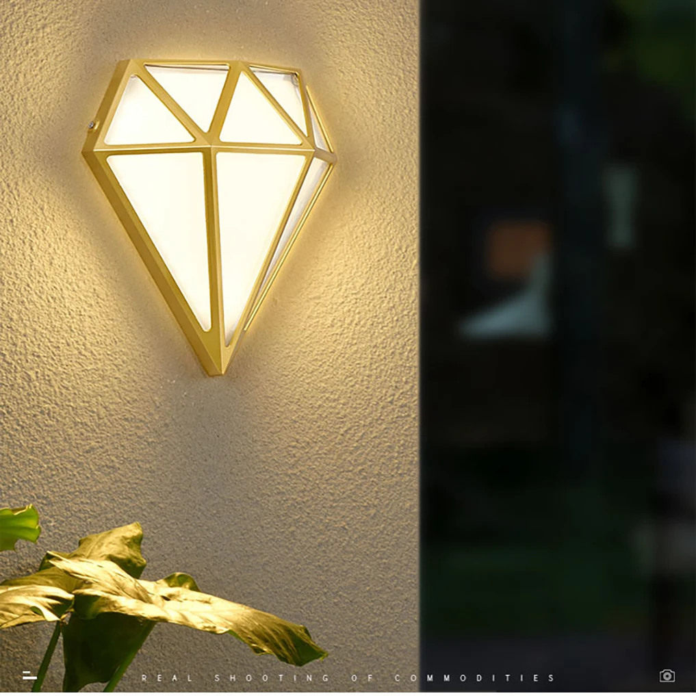 Imagem -02 - Lâmpada de Parede Led Impermeável com Alto Brilho Fonte de Iluminação Moderna Estilo Minimalista Lâmpada Interior e Exterior Ip65 ac 85265v 24w