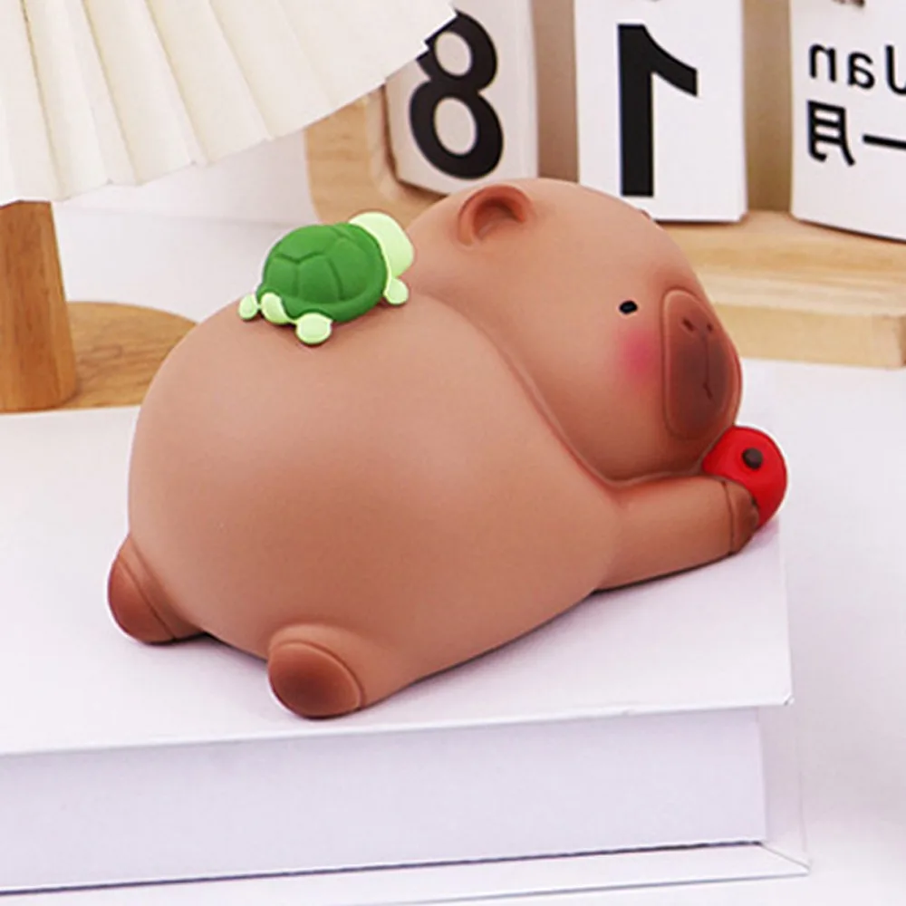 Réservoir d'épargne Capybara tirelire décorative grande capacité Capybara tirelire modèle à collectionner Capybara enfants boîte de rangement