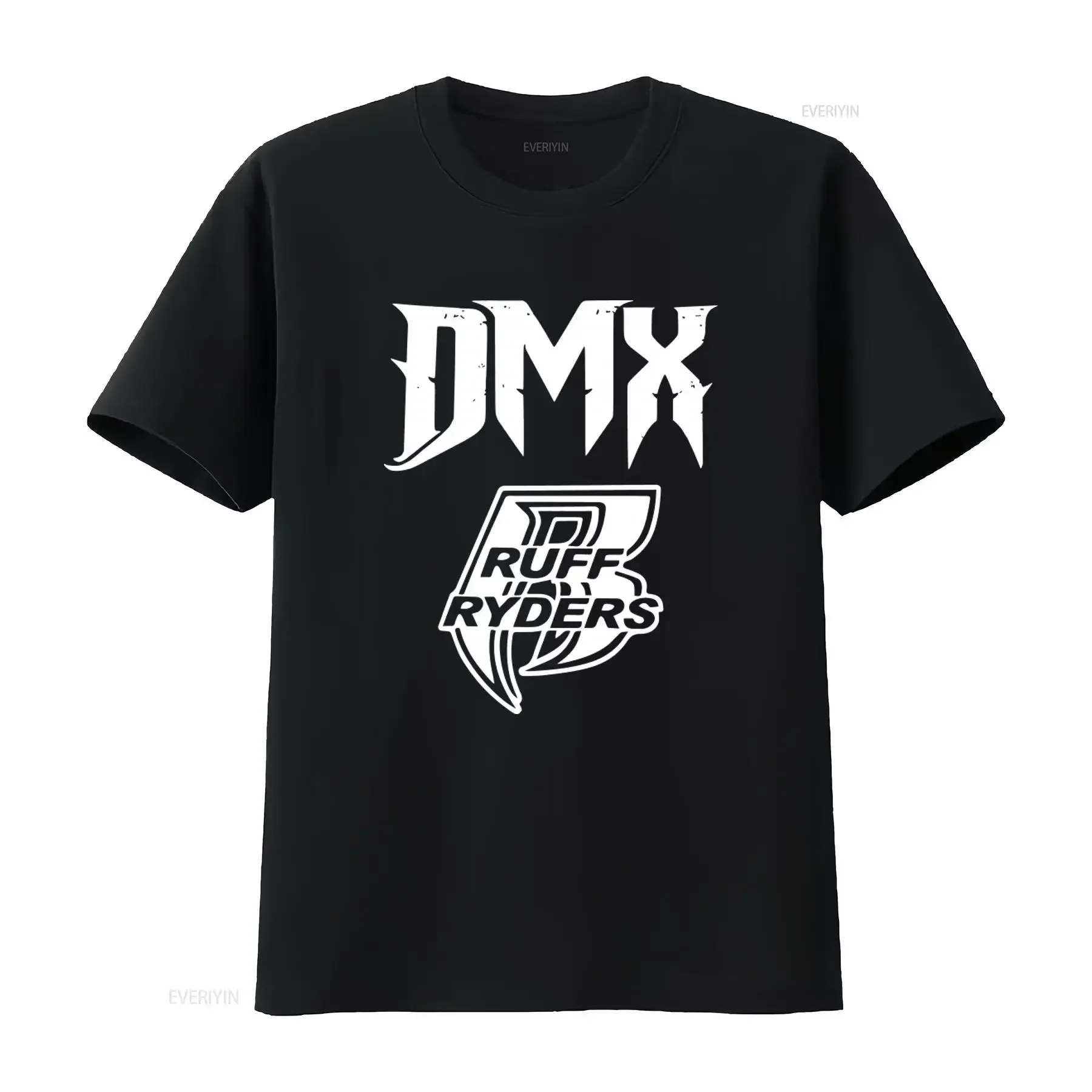 DMX Ruff Ryders T Shirt Stylish Print for Hip Hop Fans vintage Washed Slightly homme Versatile streetwear Casual fashion