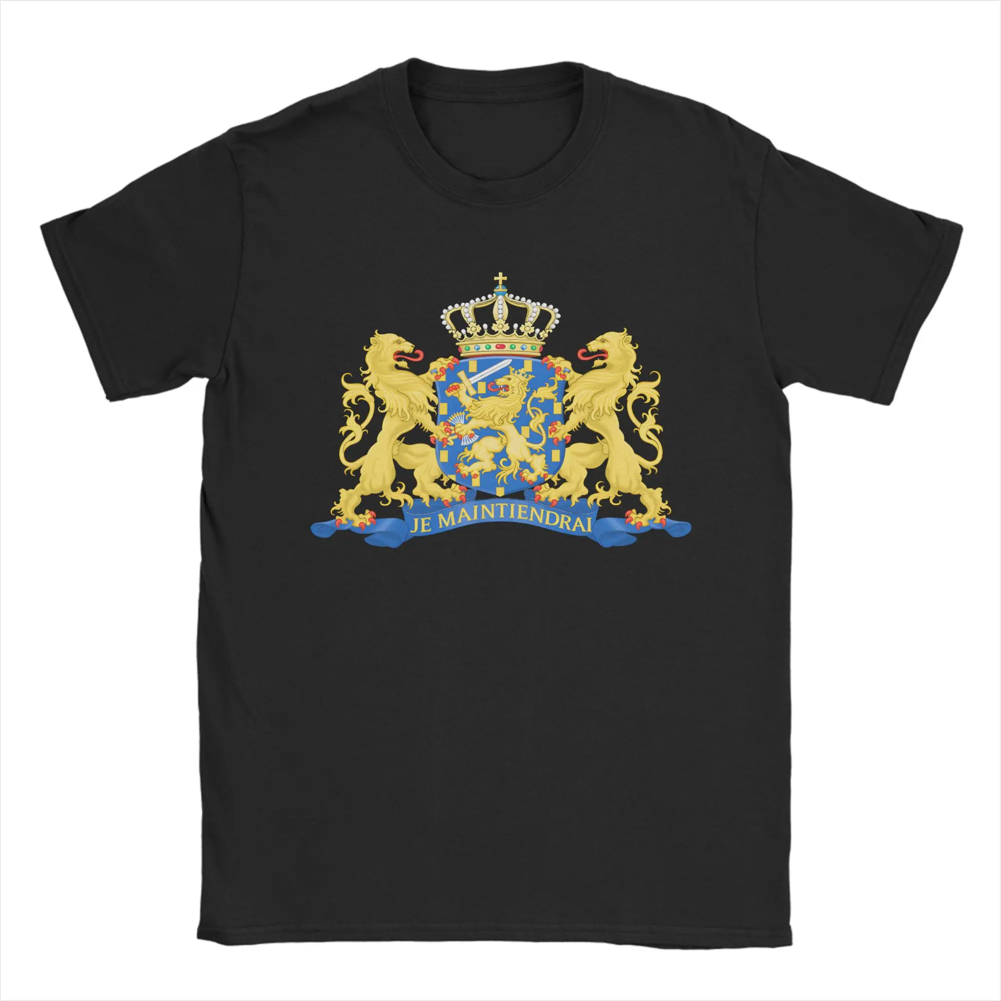 Emblem Of Netherlands T Shirt Summer  Cotton T Shirts For Men Design Tshirt Short Sleeve Y2K Casual Tees