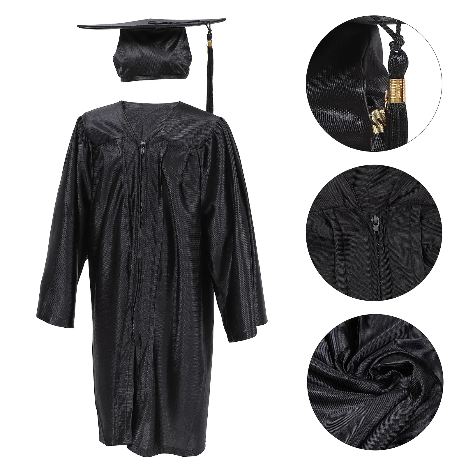 Children's Doctor's Clothing Graduation Gown Dress Kids Preschool Textile Pupils Clothes