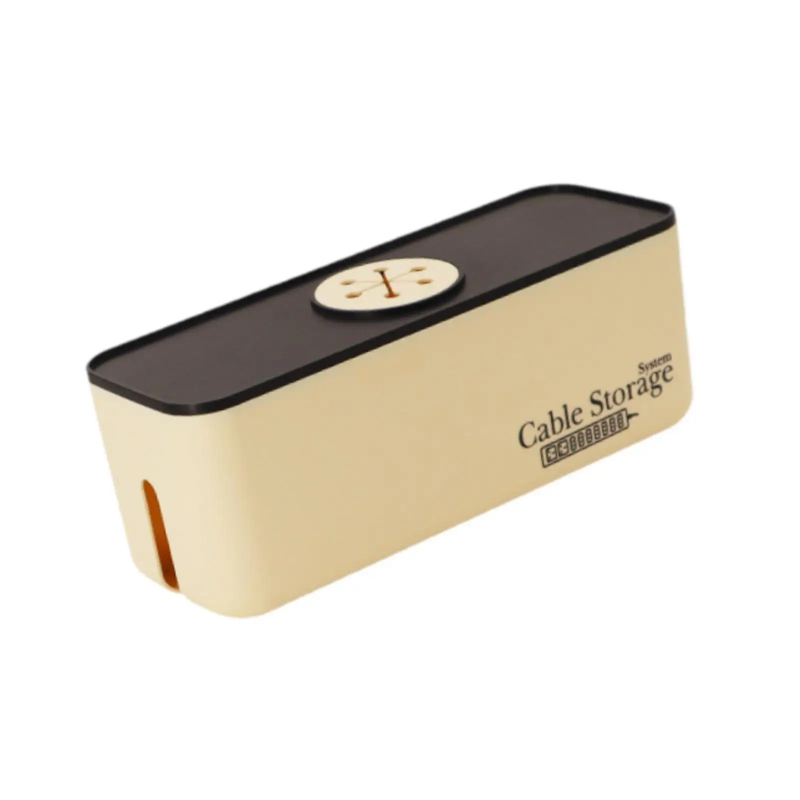 Cable Management Box Cord Box Hider Storage Wire Management Power Strip Box for