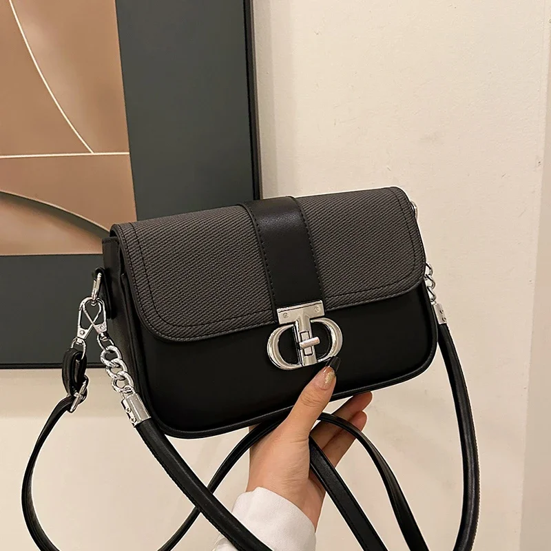 

Classic Elegant Diaper Bags For Women Simple Designer Leather Shoulder Bag Vintage Minimalist Luxury Large Capacity