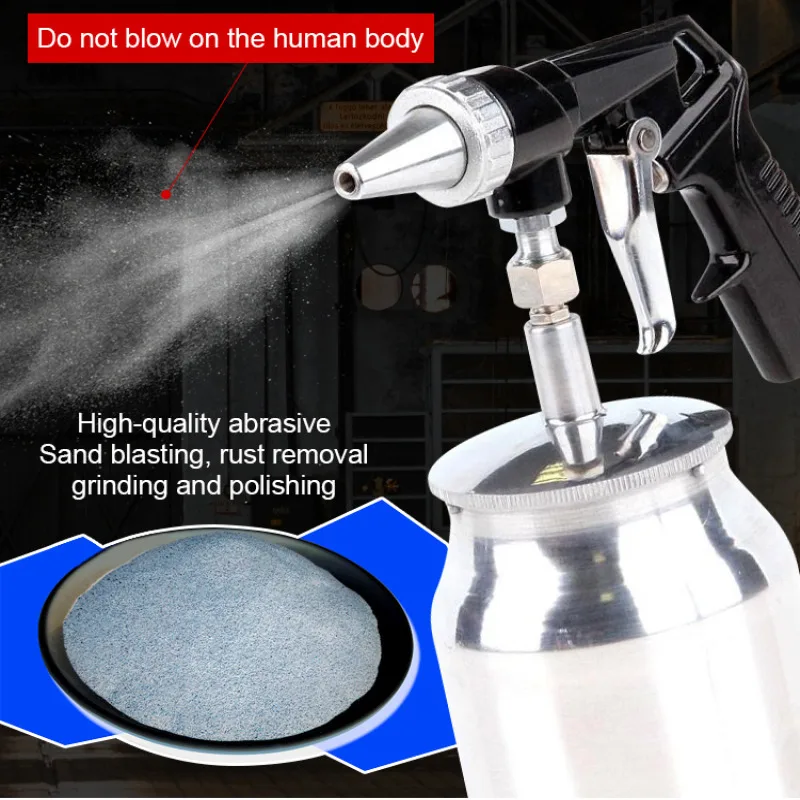 Portable Large Suction Handheld Pneumatic Sandblasting Gun