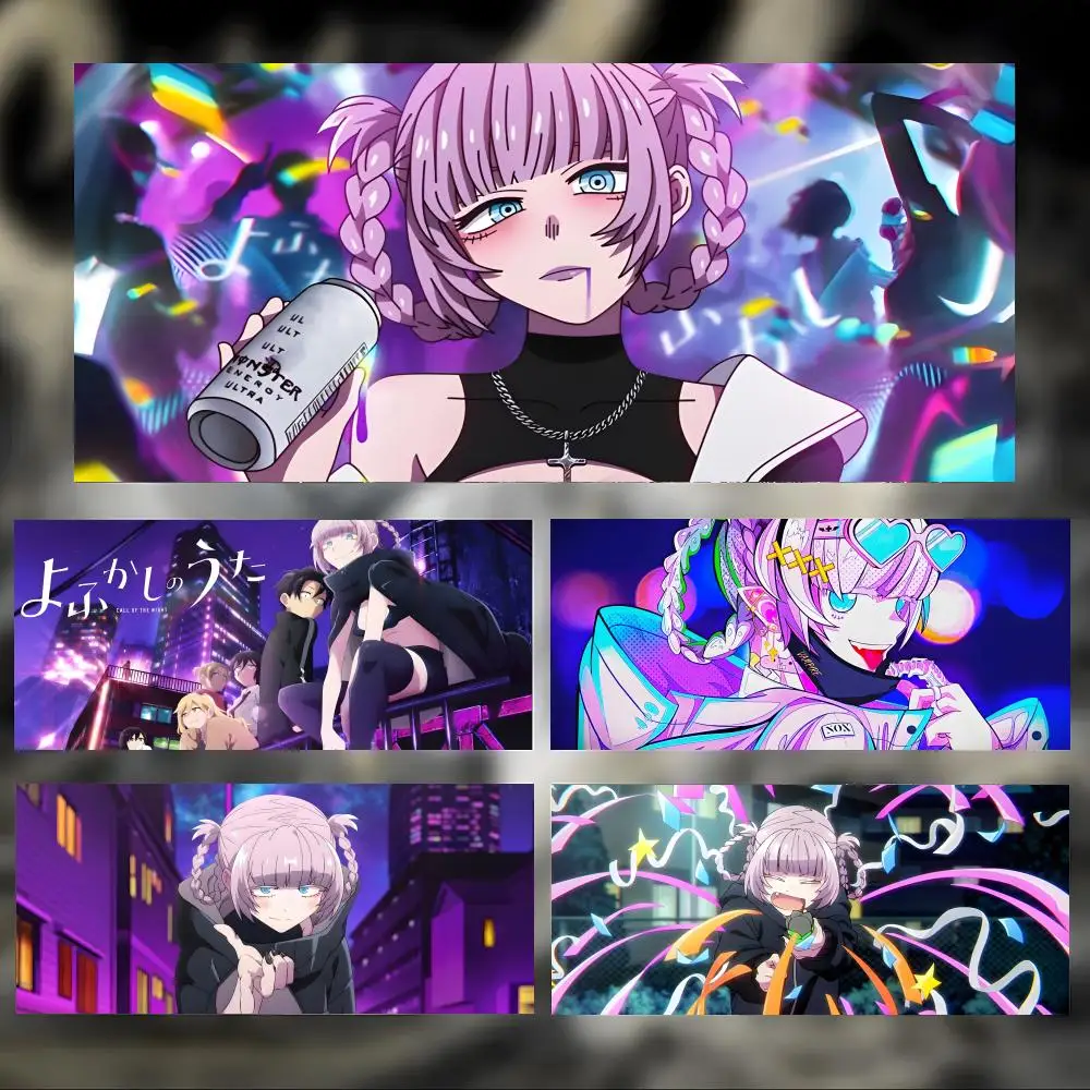 Cool Cute Anime Nazuna C-Call of the Night Mouse Pad Large Thick Desk Pad Stitched Edges Gaming Mouse Mat for PC