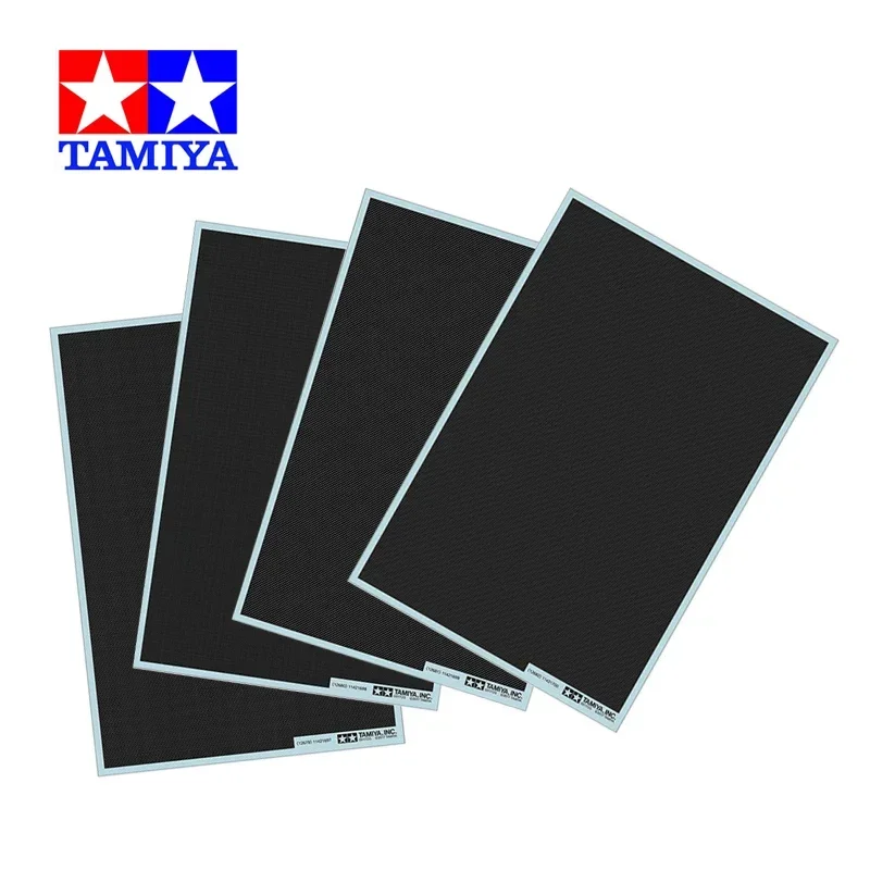 Tamiya Model Tools  Carbon Fiber Decals Plain Twill Weave Extra Fine  12679~12682 Hobby Tools