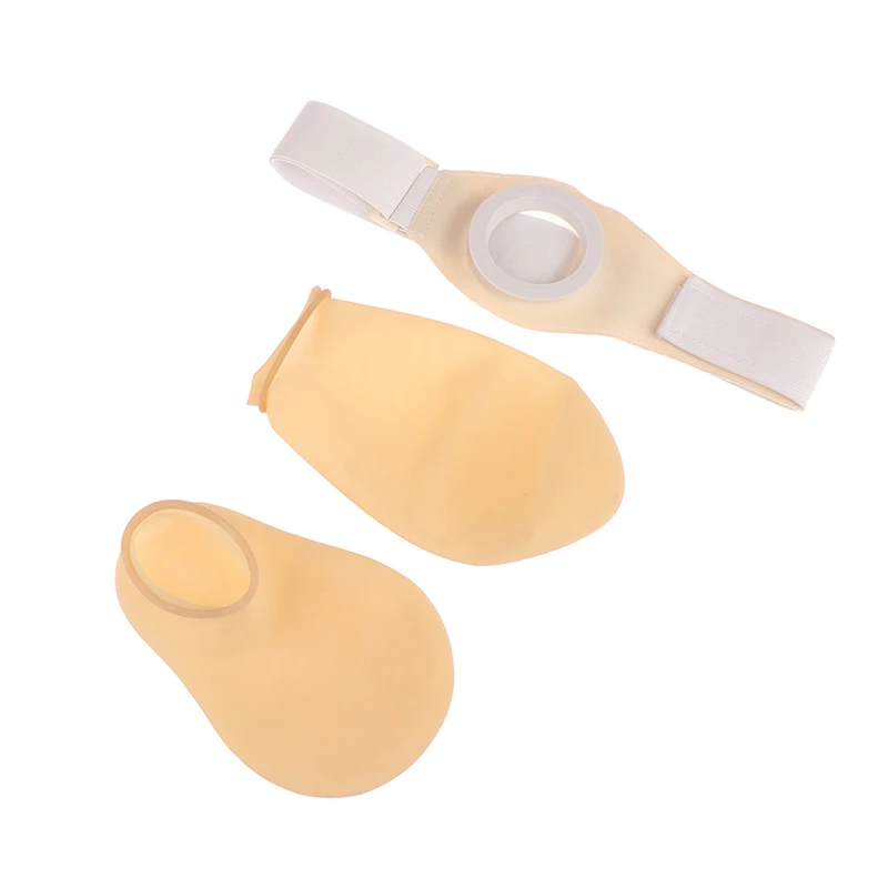 Stoma Ostomy Waterproof Bath Cover Adjustable Ostomy Belt Assit Accessory Stoma Care Supply Pouch With Closure For Ileostomy