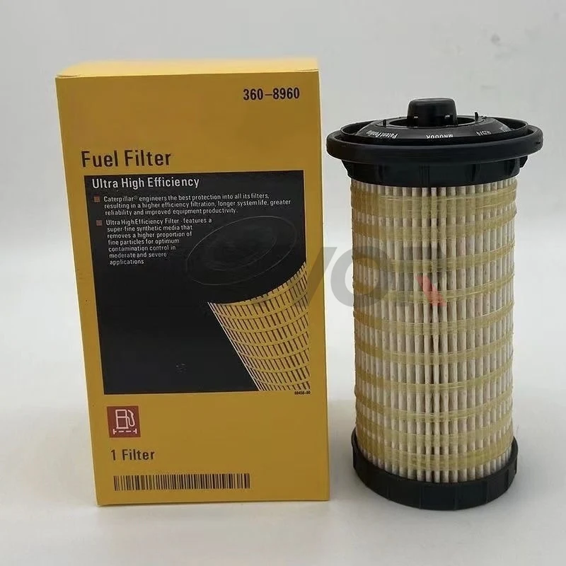 

Паливный фильтр двигателя 360-8960 3608960 для экскаватора CAT 4461492 360-8958 467-1181 EF55040 для Caterpillar C4.4 C3.6 312D
