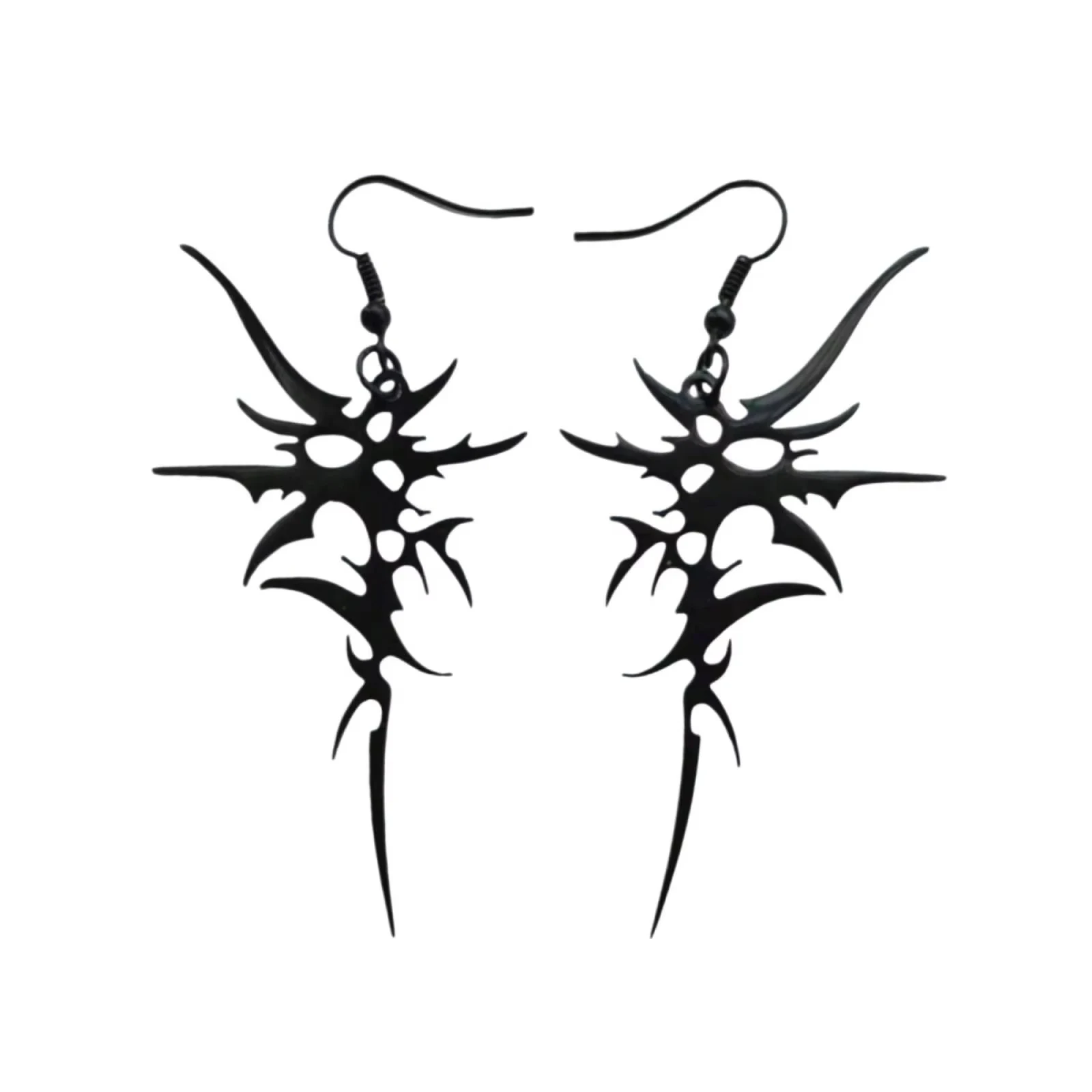 Gotische Stachel-Ohrhänger, Unregelmäßige Hängeohrringe, Punk-Grunge-Schmuck für Frauen, Hip-Hop-Party-Accessoires – Detail 1