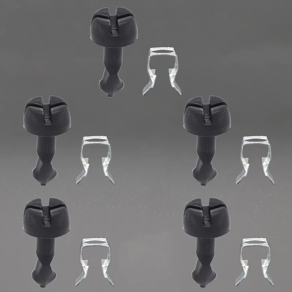 5 Kit For Audi A4 1995 - 2008 A6 C4 C5 VW Passat 1996-2000 N90565301 Engine Top Cover Cylinder Clip Turn Locking Pin Screws Stud
