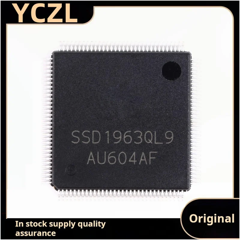 2PCS SSD1963QL9 LQFP-128 LCD driver IC chip 1215KB original genuine patch