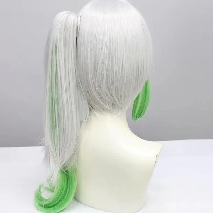 Genshin Impact Xumi The Grass God Naxi Ta Cosplay Perücke Silikon Realistische Haarsträhnen Kunsthaar