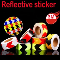 Truck Safety Mark Reflective Tape Stickers Car Moto Styling Self Adhesive Warning Safety Tape Automobiles Reflective Film