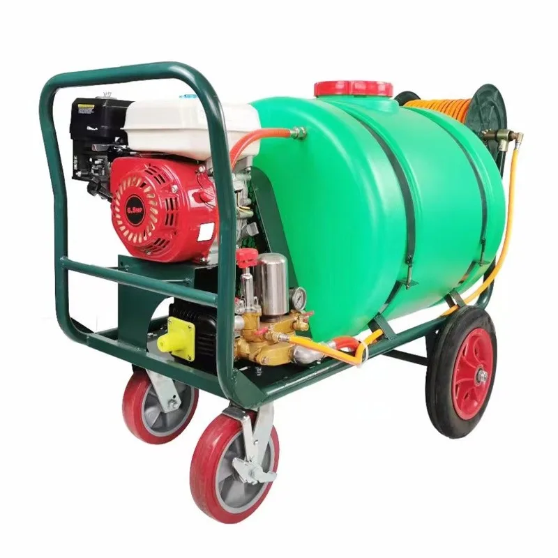 Cart type hand push type dispenser 160 liters high pressure sprinkler irrigation plant protection agricultural sprayer dispenser