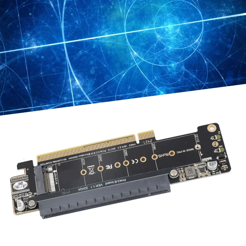 

Plug and Play PCIE X16 Expansion Card Portable Practical PCIE4.0 Pcie X16 To X8 X4 X4 Split Expansion Card