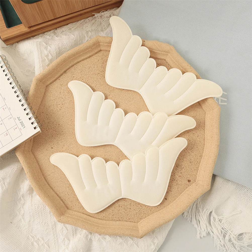 

6pcs Wings Patch Decorative Angel Wings Patch Craft Knitted Fabric Applique Ornament for Clothes DIY Craft Elastic Band