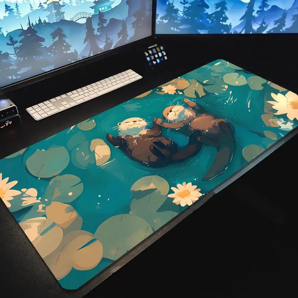 

Коврик для мыши с милым дизайном в стиле каваи, большой, для компьютера и офиса, резиновый, противоскользящий, для игровой клавиатуры и мыши, 900X400 мм