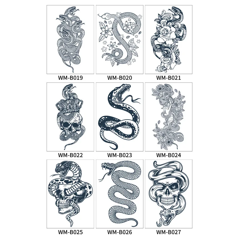 ثعبان العشبية عصير الوشم ملصق وهمية الوشم مقاوم للماء دائم مثير فاتنة بالجملة الوشم مهرجان الفن hot333 لطيف الوشم
