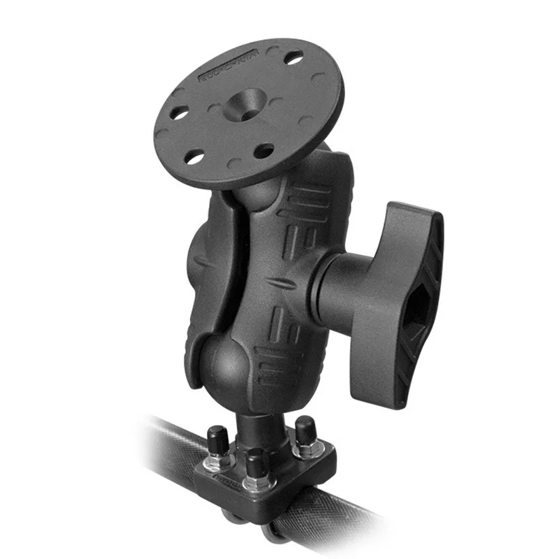 Base de perno en U doble de 2,25 pulgadas a base rectangular/cuadrada/VESA/AMPS con brazo corto de 13 cm Compatible con soportes de RAM y más