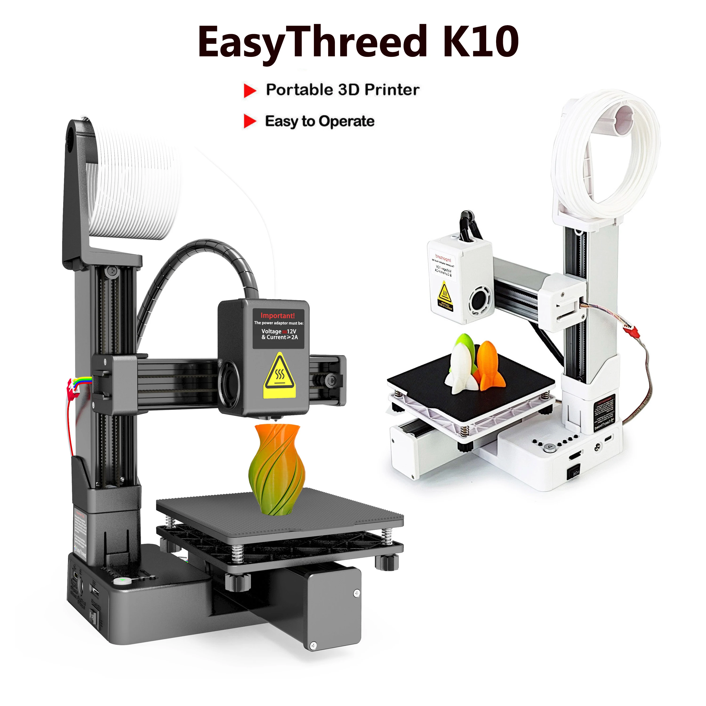 

Easythreed 3d Printer K10 Poetable Portable Printer Children Eductaion Gift Small 3D Printer DIY Impresora Drukarka Stampante