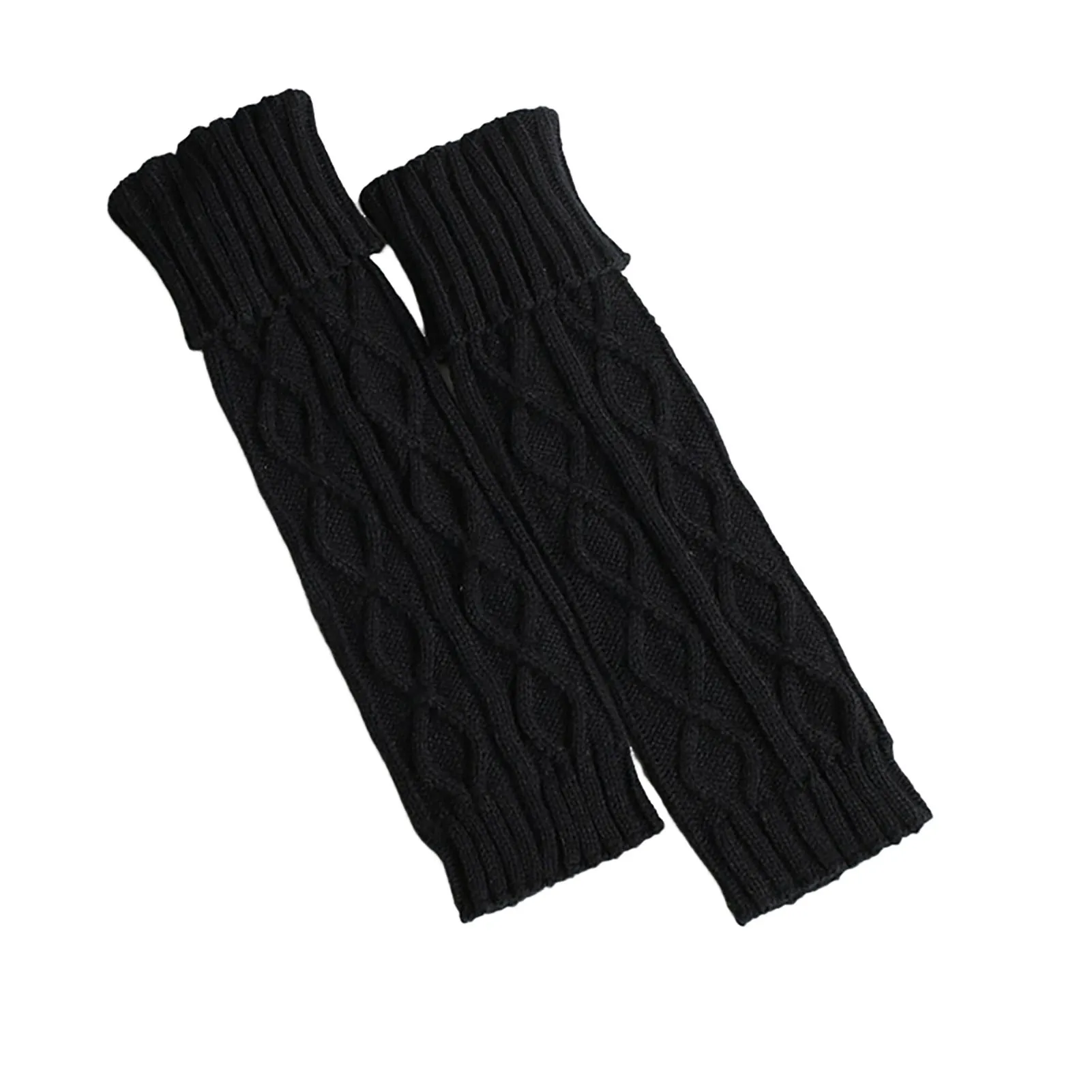 Knit Long Leg Warmers Solid Color with Good Warmth Retention Suitable for Short Boots And Ankle Boots