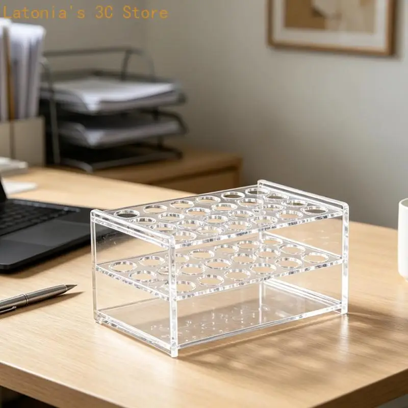 Desktop Reagenzglas Rack Reagenzglas Halter Rohr Ständer Labor Rohr Halter Halterung Klar Reagenzglas Display-ständer – Detail 2