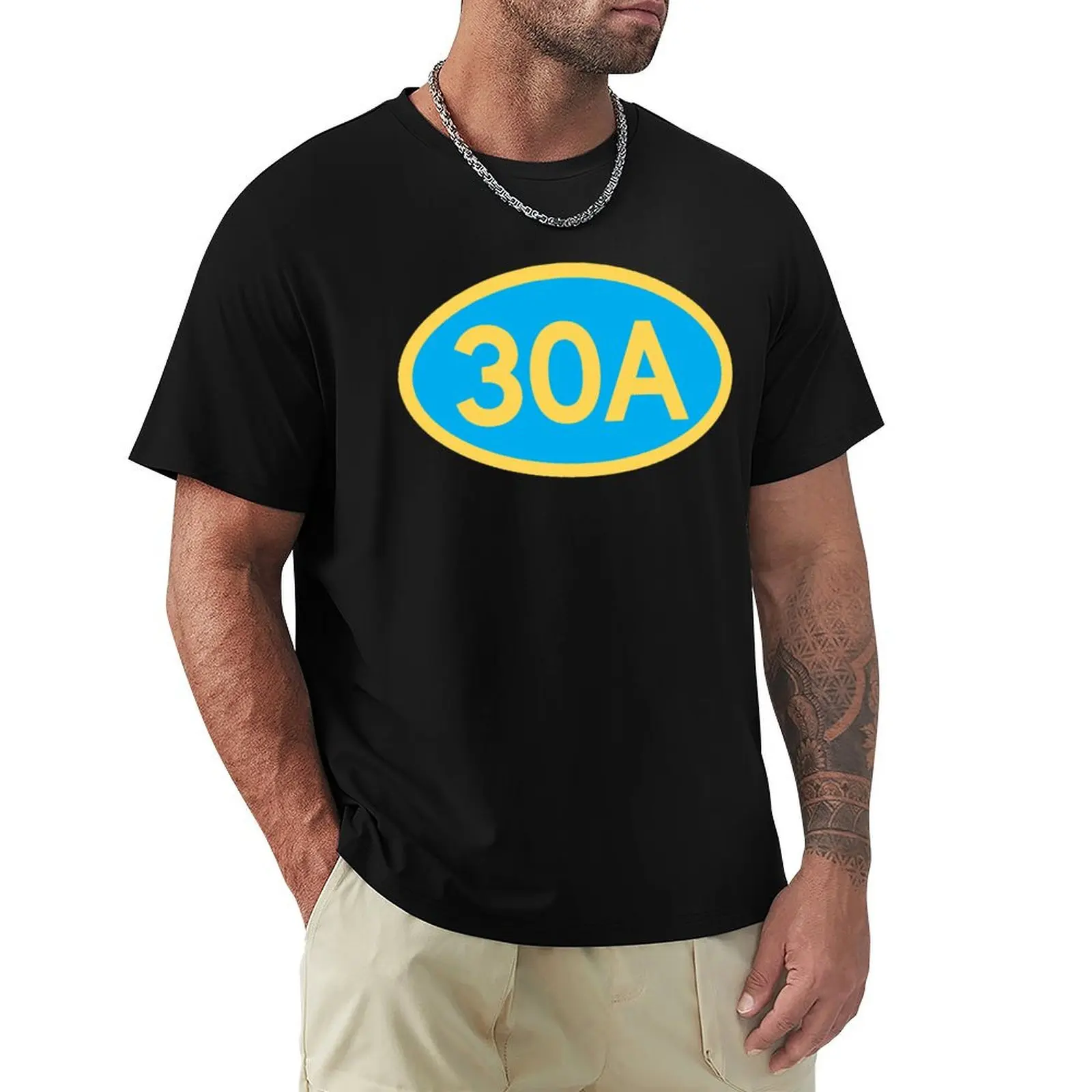 CafePress 30A Florida Emerald Coast Oval Bumper, T-Shirt t shirts for man graphic tees T-Shirt