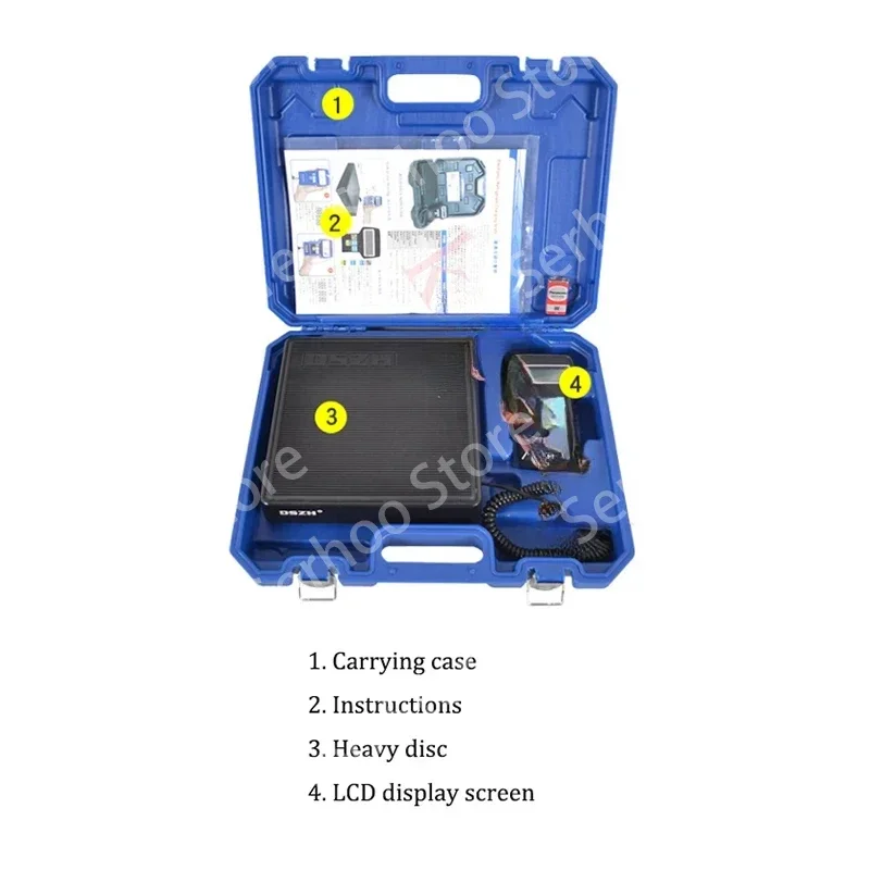 Digital A/C Refrigerant Charging Scale Freon Weight Scale with Case Measuring Tools Air Conditioning Accessories