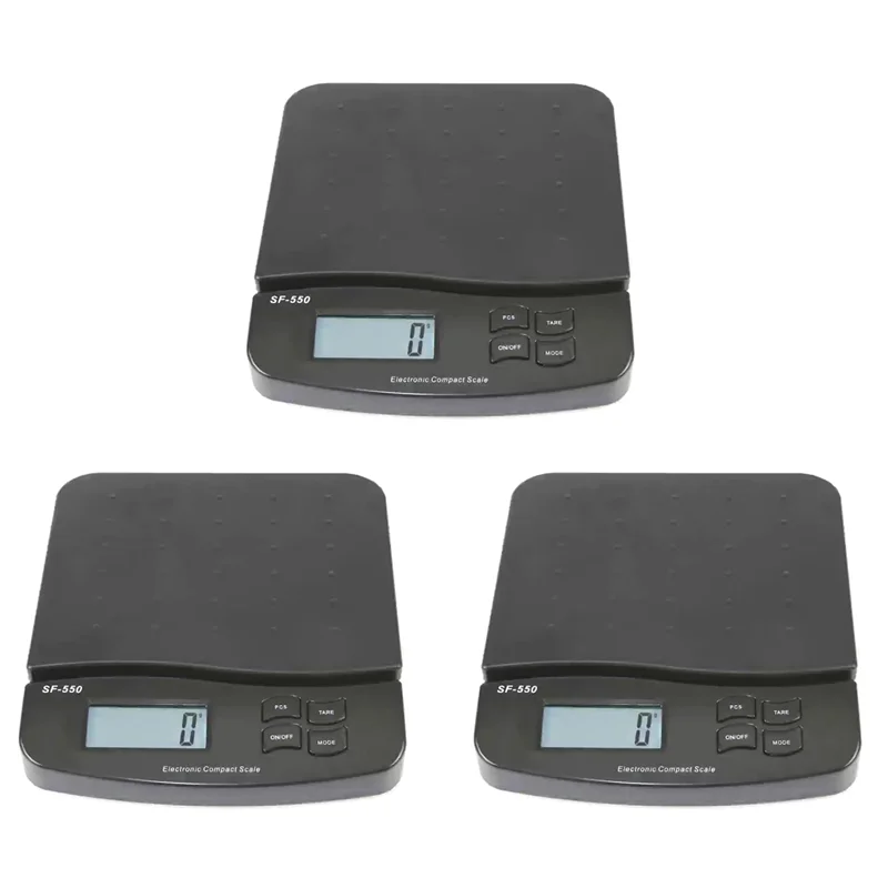 

ABLK 3X SF-550 25 кг/1 г 55 фунтов цифровые почтовые весы электронные почтовые весы с функцией подсчета черный