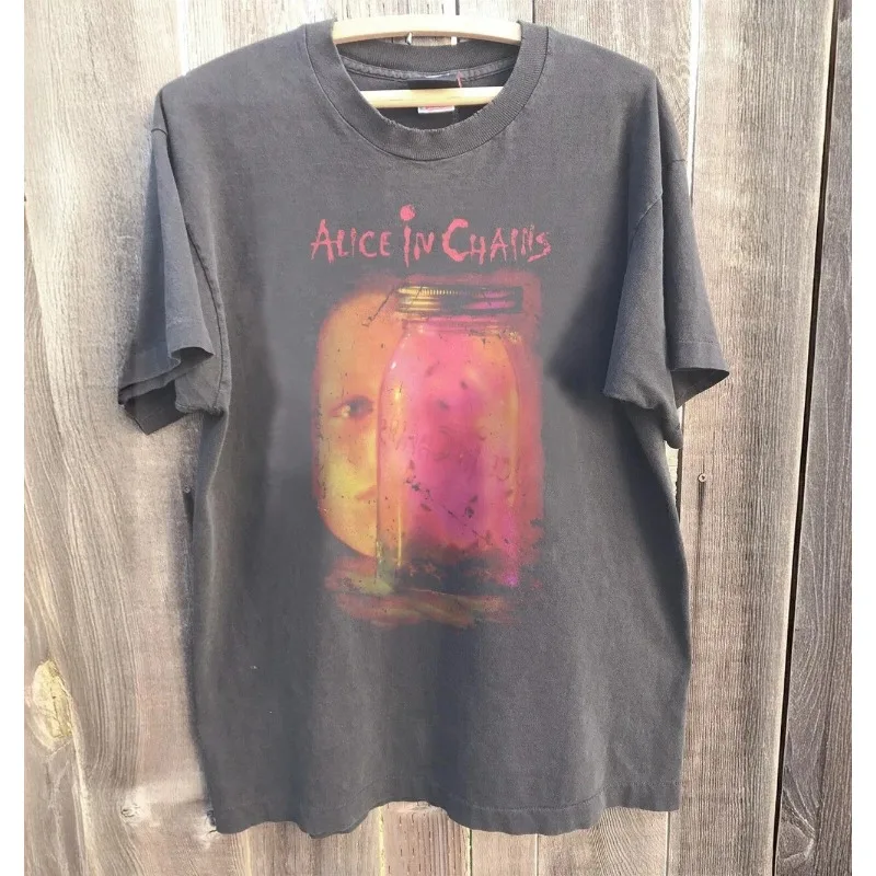 Great Value! Alice in Chains T-shirt for Spring and Summer, Men's Casual Fashion, Suitable for Both Men and Women