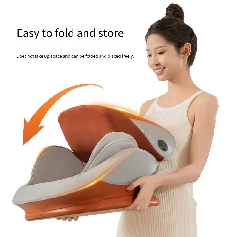 الاسترخاء الكهربائية ثلاثية الأبعاد العجن تدليك وسادة مقعد ساخنة الظهر الأرداف شياتسو الاهتزاز مدلك قدم لتطبيق الجسم #5