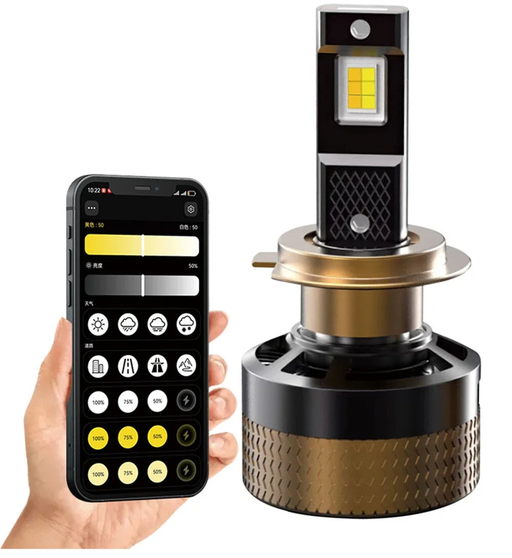 infitary-car-led-headlight-ip68-waterproof-bluetooth-50-app-control-color-temperature-adjustment-automotive-headlights