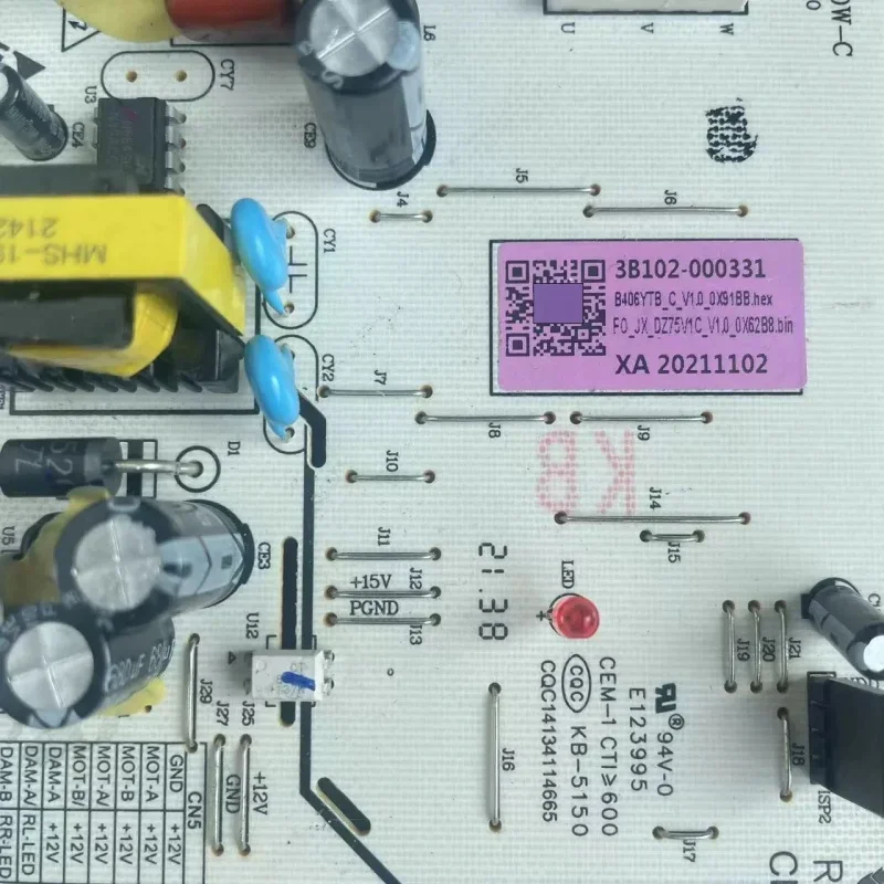 for TCL refrigerator 409F5-U computer board 3B102-000331 variable frequency power circuit main version